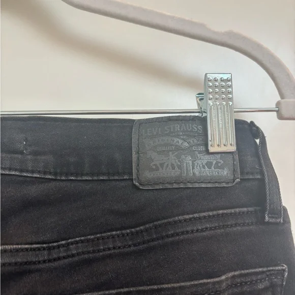 Levi's Black Skinny Jeans 701 - Picture 3 of 4